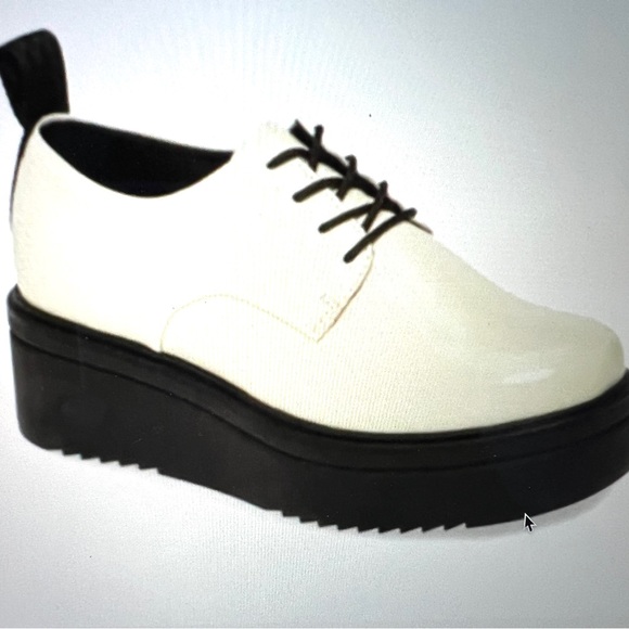 Vagabond Tara Platform Derby Off White &Black Size 39 - US size 9 - Picture 3 of 13